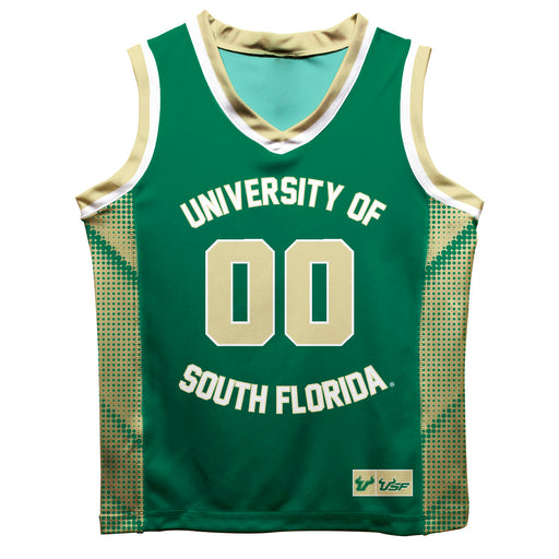 South Florida Bulls Vive La Fete Game Day Green Boys Fashion Basketball Top