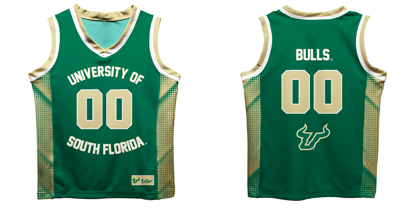 South Florida Bulls Vive La Fete Game Day Green Boys Fashion Basketball Top - Vive La Fête - Online Apparel Store