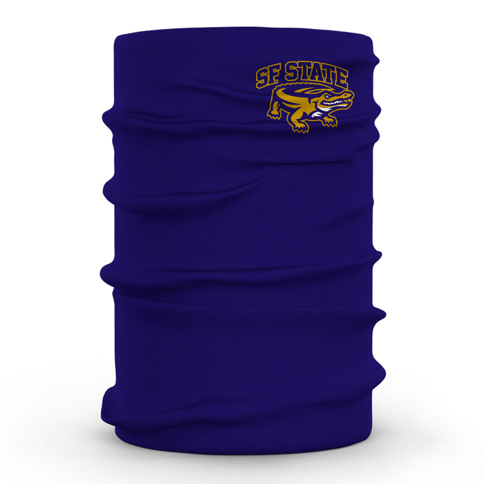 San Francisco State Gators SFSU Neck Gaiter Solid Purple - Vive La Fête - Online Apparel Store