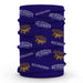 San Francisco State Gators SFSU Neck Gaiter Purple All Over Logo - Vive La Fête - Online Apparel Store