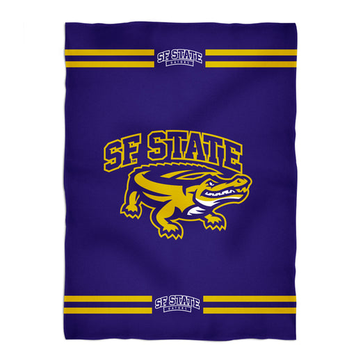 San Francisco State Gators Blanket Purple SFSU - Vive La Fête - Online Apparel Store