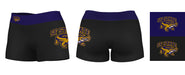SFSU Gators Vive La Fete Game Day Logo on Thigh & Waistband Black & Purple Women Yoga Booty Workout Shorts 3.75 Inseam" - Vive La Fête - Online Apparel Store