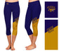 SFSU Gators Vive La Fete Game Day Collegiate Leg Color Block Girls Purple Gold Capri Leggings - Vive La Fête - Online Apparel Store