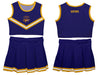 San Francisco State Gators SFSU Vive La Fete Game Day Purple Sleeveless Cheerleader Set - Vive La Fête - Online Apparel Store