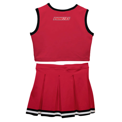 SHU Sacred Heart Pioneers Vive La Fete Game Day Red Sleeveless Cheerleader Set - Vive La Fête - Online Apparel Store