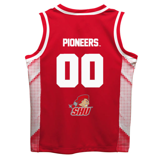 SHU Sacred Heart University Pioneers Vive La Fete Game Day Red Boys Fashion Basketball Top - Vive La Fête - Online Apparel Store