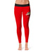 SIUE Cougars Vive La Fete Game Day Collegiate Logo on Thigh Red Women Yoga Leggings 2.5 Waist Tights" - Vive La Fête - Online Apparel Store