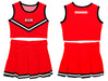 Southern Illinois University Cougars SIUE Vive La Fete Game Day Red Sleeveless Cheerleader Set - Vive La Fête - Online Apparel Store