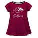 SIU Salukis Vive La Fete Girls Game Day Short Sleeve Maroon Top with School Logo and Name - Vive La Fête - Online Apparel Store