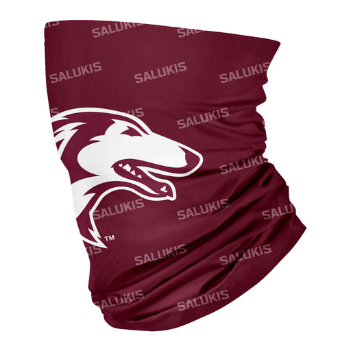 Southern Illinois Salukis SIU Neck Gaiter Maroon All Over Logo - Vive La Fête - Online Apparel Store