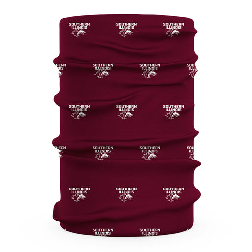 SIU Salukis Vive La Fete All Over Logo Game Day  Collegiate Face Cover Soft 4-Way Stretch Two Ply Neck Gaiter - Vive La Fête - Online Apparel Store