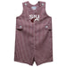 Southern Illinois Salukis SIU Embroidered Maroon Gingham Boys Jon Jon