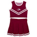 Southern Illinois Salukis SIU Vive La Fete Game Day Maroon Sleeveless Cheerleader Set