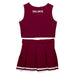 Southern Illinois Salukis SIU Vive La Fete Game Day Maroon Sleeveless Cheerleader Set - Vive La Fête - Online Apparel Store