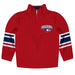 Southern Indiana Screaming Eagles USI Vive La Fete Game Day Red Quarter Zip Pullover Stripes on Sleeves - Vive La Fête - Online Apparel Store