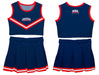 Southern Indiana Screaming Eagles USI Vive La Fete Game Day Blue Sleeveless Cheerleader Set - Vive La Fête - Online Apparel Store