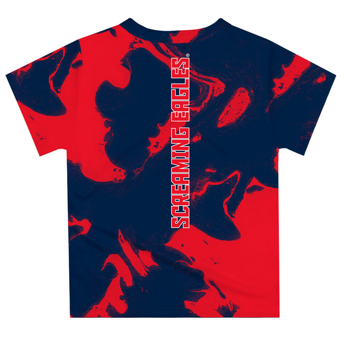 Southern Indiana Screaming Eagles USI Vive La Fete Marble Boys Game Day Blue Short Sleeve Tee - Vive La Fête - Online Apparel Store