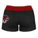 SJU Hawks Vive La Fete Game Day Logo on Thigh and Waistband Black and Red Women Yoga Booty Workout Shorts 3.75 Inseam" - Vive La Fête - Online Apparel Store