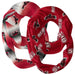 St. Josephs Hawks Vive La Fete All Over Logo Game Day Collegiate Women Set of 2 Light Weight Ultra Soft Infinity Scarfs