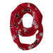 St. Josephs Hawks Vive La Fete Repeat Logo Game Day Collegiate Women Light Weight Ultra Soft Infinity Scarf