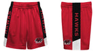 St. Josephs Hawks Vive La Fete Game Day Red Stripes Boys Solid Black Athletic Mesh Short - Vive La Fête - Online Apparel Store