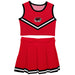 St. Josephs Hawks Vive La Fete Game Day Red Sleeveless Cheerleader Set