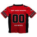 St. Josephs Hawks Vive La Fete Game Day Crimson Boys Fashion Football T-Shirt - Vive La Fête - Online Apparel Store