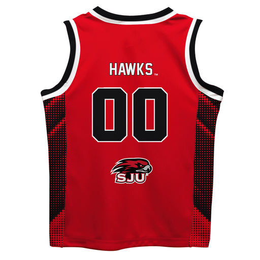 St. Josephs Hawks Vive La Fete Game Day Crimson Boys Fashion Basketball Top - Vive La Fête - Online Apparel Store