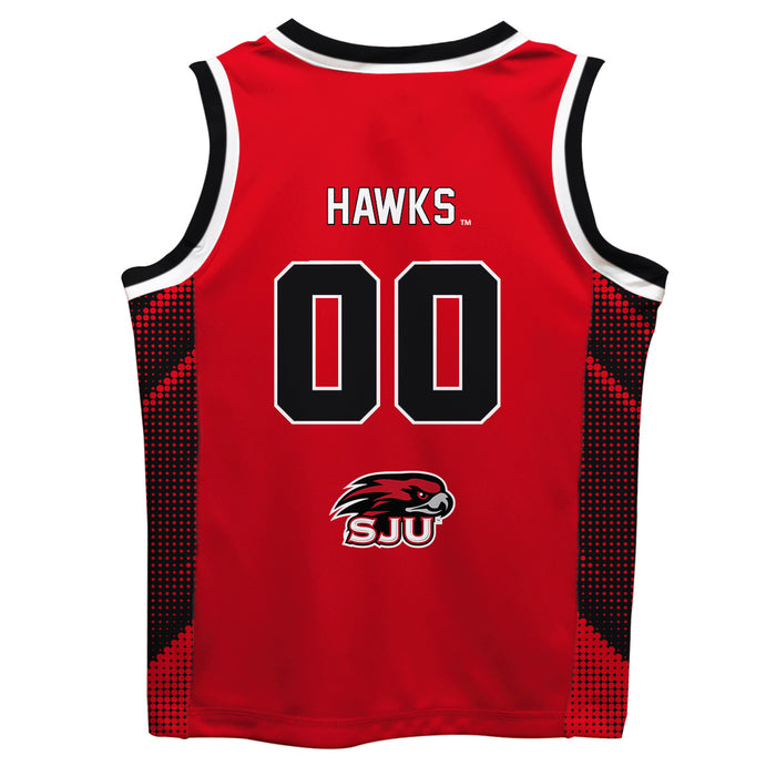 St. Josephs Hawks Vive La Fete Game Day Crimson Boys Fashion Basketball Top - Vive La Fête - Online Apparel Store