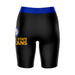 San Jose State Spartans Vive La Fete Game Day Logo on Thigh and Waistband Black and Blue Women Bike Short 9 Inseam" - Vive La Fête - Online Apparel Store