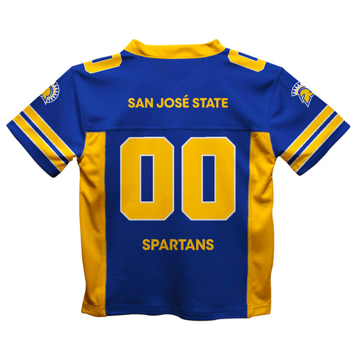 San Jose State University Spartans Vive La Fete Game Day Blue Boys Fashion Football T-Shirt - Vive La Fête - Online Apparel Store