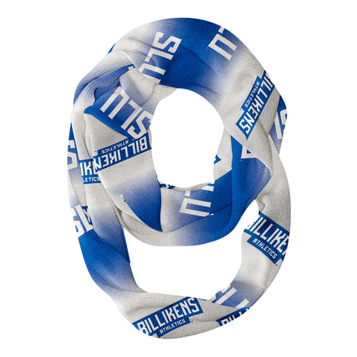 Saint Louis Billikens SLU Vive La Fete All Over Logo Game Day Collegiate Women Ultra Soft Knit Infinity Scarf