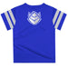 Saint Louis Billikens SLU Vive La Fete Boys Game Day Blue Short Sleeve Tee with Stripes on Sleeves - Vive La Fête - Online Apparel Store