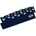 Samford Bulldogs Vive La Fete Girls Women Game Day Set of 2 Stretch Headbands Repeat Logo Navy and Logo