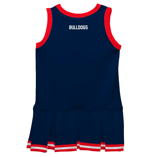 Samford University Bulldogs Vive La Fete Game Day Navy Sleeveless Cheerleader Dress - Vive La Fête - Online Apparel Store