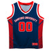 Samford University Bulldogs Vive La Fete Game Day Navy Boys Fashion Basketball Top