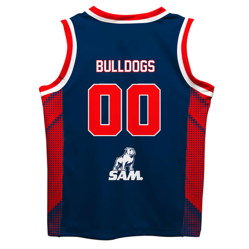 Samford University Bulldogs Vive La Fete Game Day Navy Boys Fashion Basketball Top - Vive La Fête - Online Apparel Store