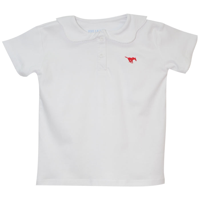 SMU Embroidered Pico Blouse - Vive La Fête - Online Apparel Store