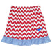 SMU Ruffle Chevron Skirt - Vive La Fête - Online Apparel Store