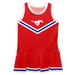 SMU Mustangs Vive La Fete Game Day Red Sleeveless Cheerleader Dress
