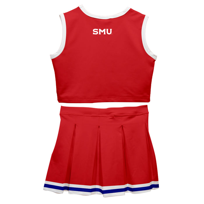 SMU Mustangs Vive La Fete Game Day Red Sleeveless Cheerleader Set - Vive La Fête - Online Apparel Store