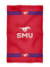 SMU Mustangs Vive La Fete Game Day Absorbent Premium Red Beach Bath Towel 31 x 51 Logo and Stripes