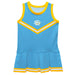 Southern University Jaguars Vive La Fete Game Day Blue Sleeveless Cheerleader Dress