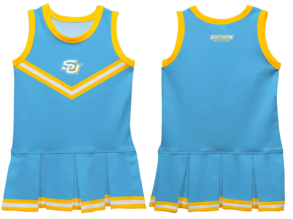 Southern University Jaguars Vive La Fete Game Day Blue Sleeveless Youth Cheerleader Dress - Vive La Fête - Online Apparel Store