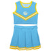 Southern University Jaguars Vive La Fete Game Day Blue Sleeveless Cheerleader Set