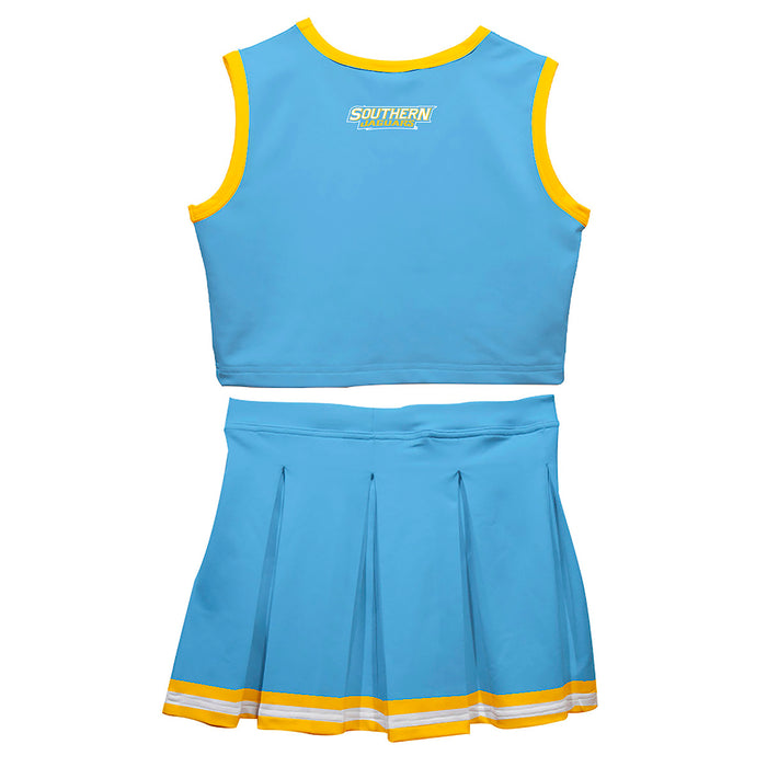 Southern University Jaguars Vive La Fete Game Day Blue Sleeveless Cheerleader Set - Vive La Fête - Online Apparel Store