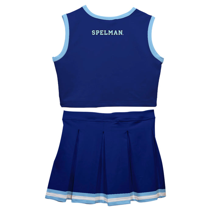 Spelman College Vive La Fete Game Day Blue Sleeveless Chearleader Set - Vive La Fête - Online Apparel Store