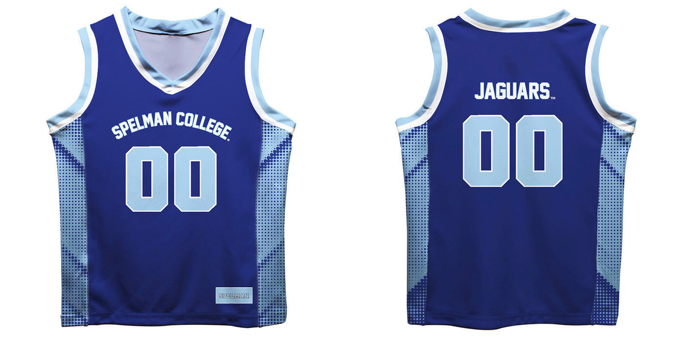 Spelman College Vive La Fete Game Day Blue Boys Fashion Basketball Top - Vive La Fête - Online Apparel Store