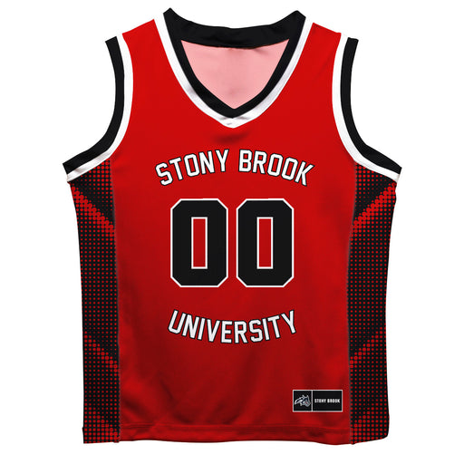 Stony Brook Seawolves Vive La Fete Game Day Red Boys Fashion Basketball Top