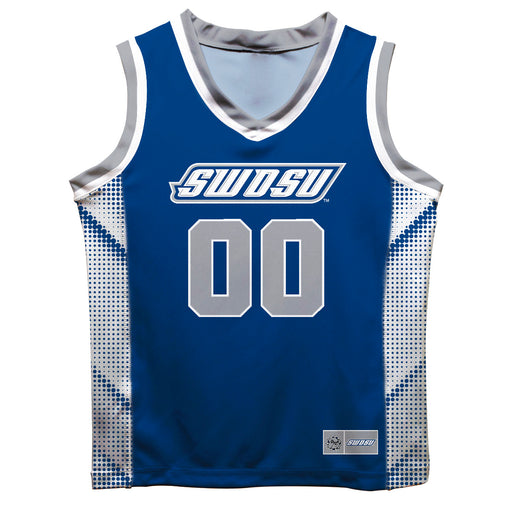 Southwestern Oklahoma State Bulldogs Vive La Fete Game Day Blue Boys Fashion Basketball Top